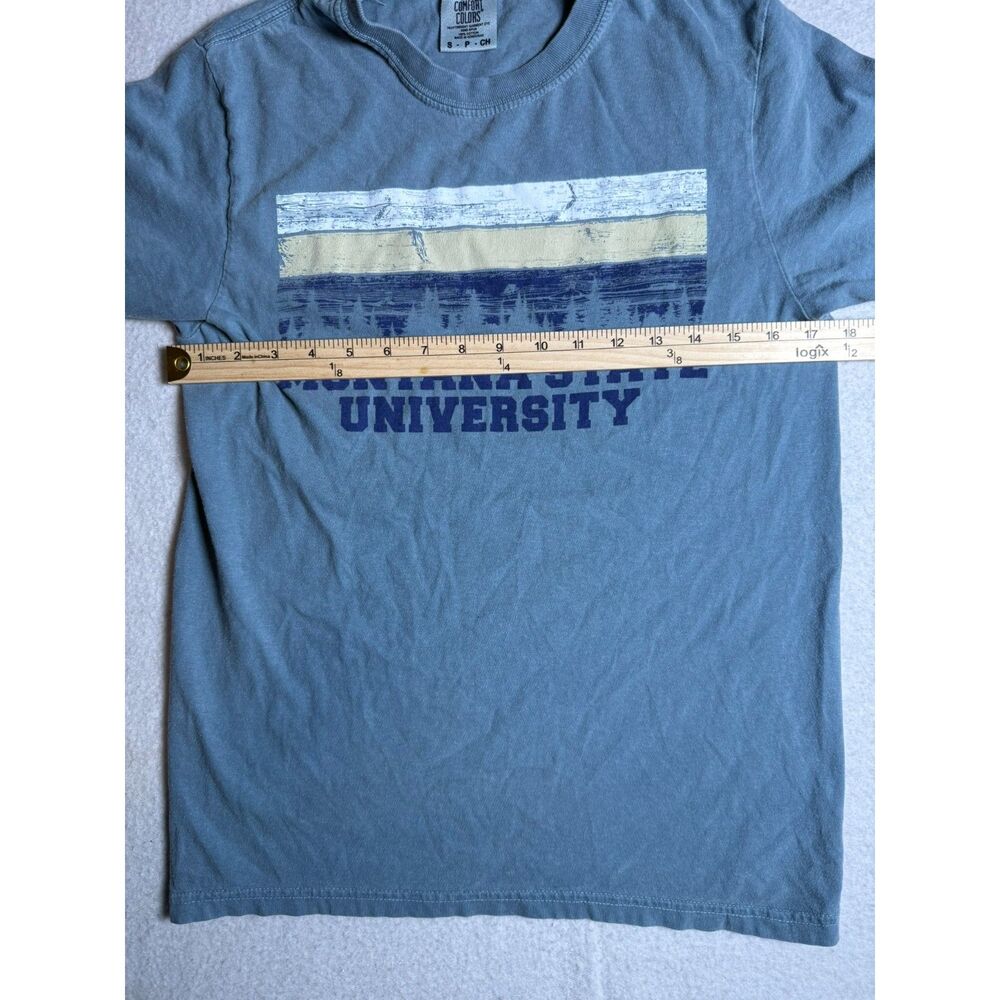 Montana State University College Sports NCAA Blue Tee T-Shirt